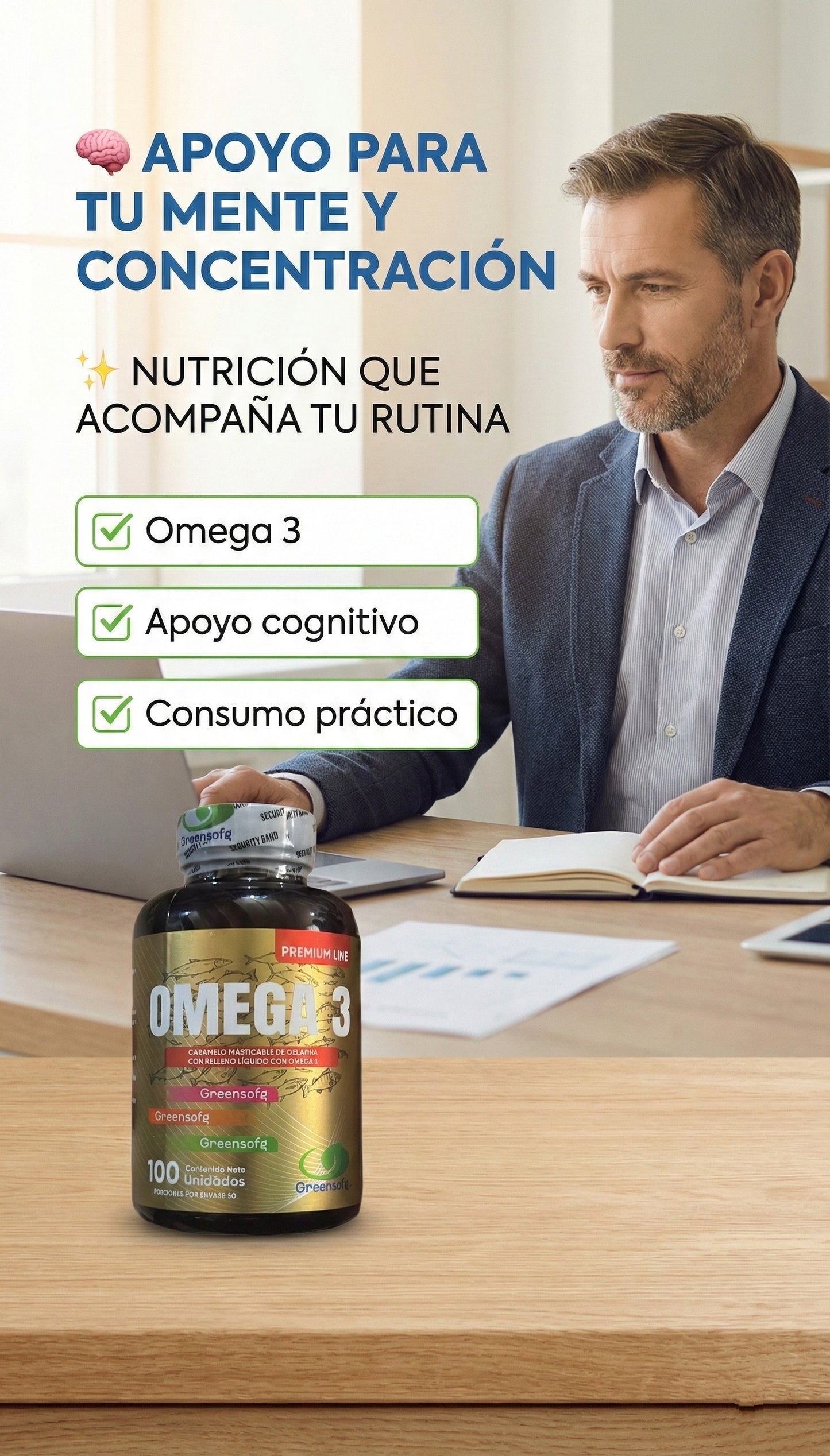Omega 3 1300 mg 100 capsulas