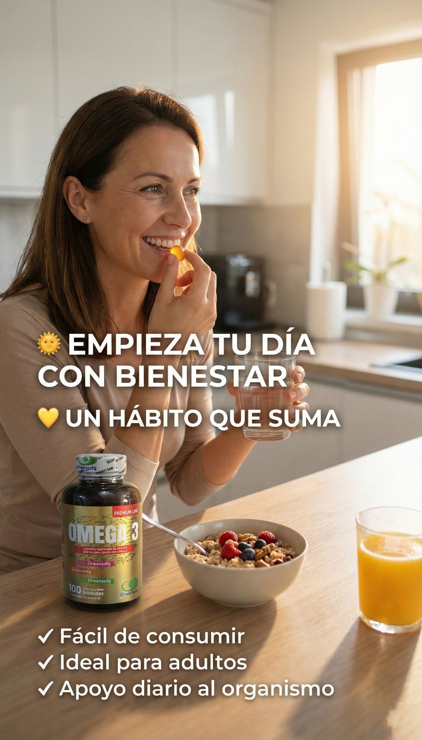 Omega 3 1300 mg 100 capsulas