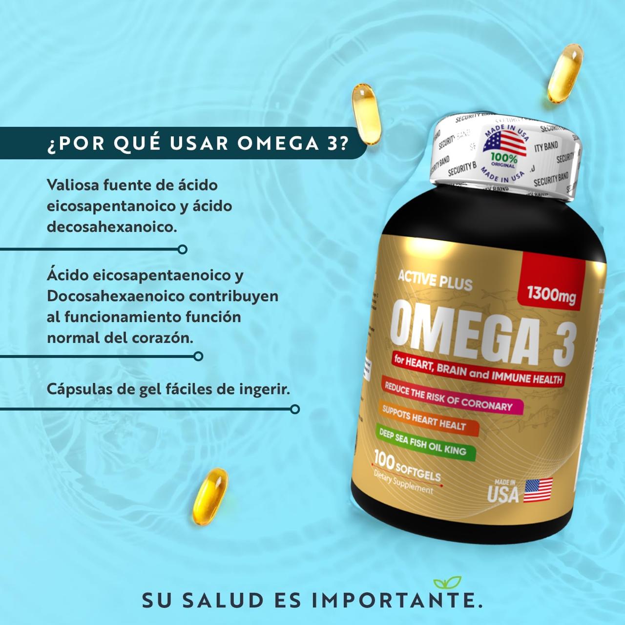 Omega 3 1300 mg 100 capsulas